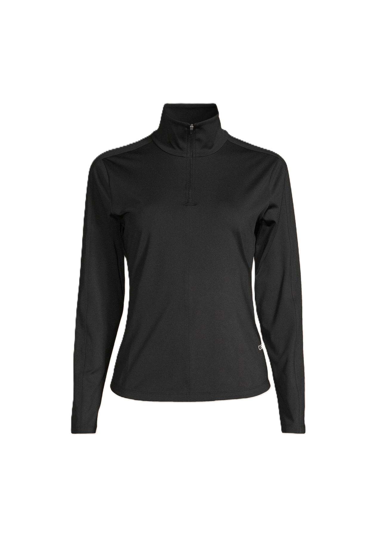 Serene Half Zip Long Sleeve - Black