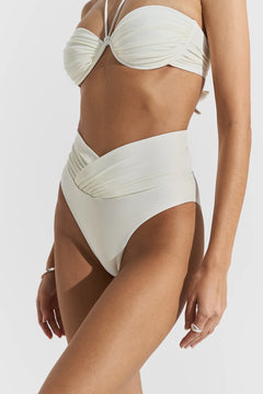 Bay Bikini Bottom - Pearl White