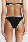 Ribbed Bikini Bottom - Black