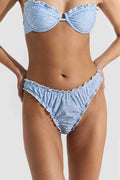 Sea Bikini Bottom - Light Blue Print