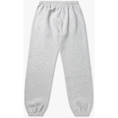 Organic Fitted Sweatpants - Heather Grey