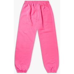 Organic Fitted Sweatpants - Sangria Sunset