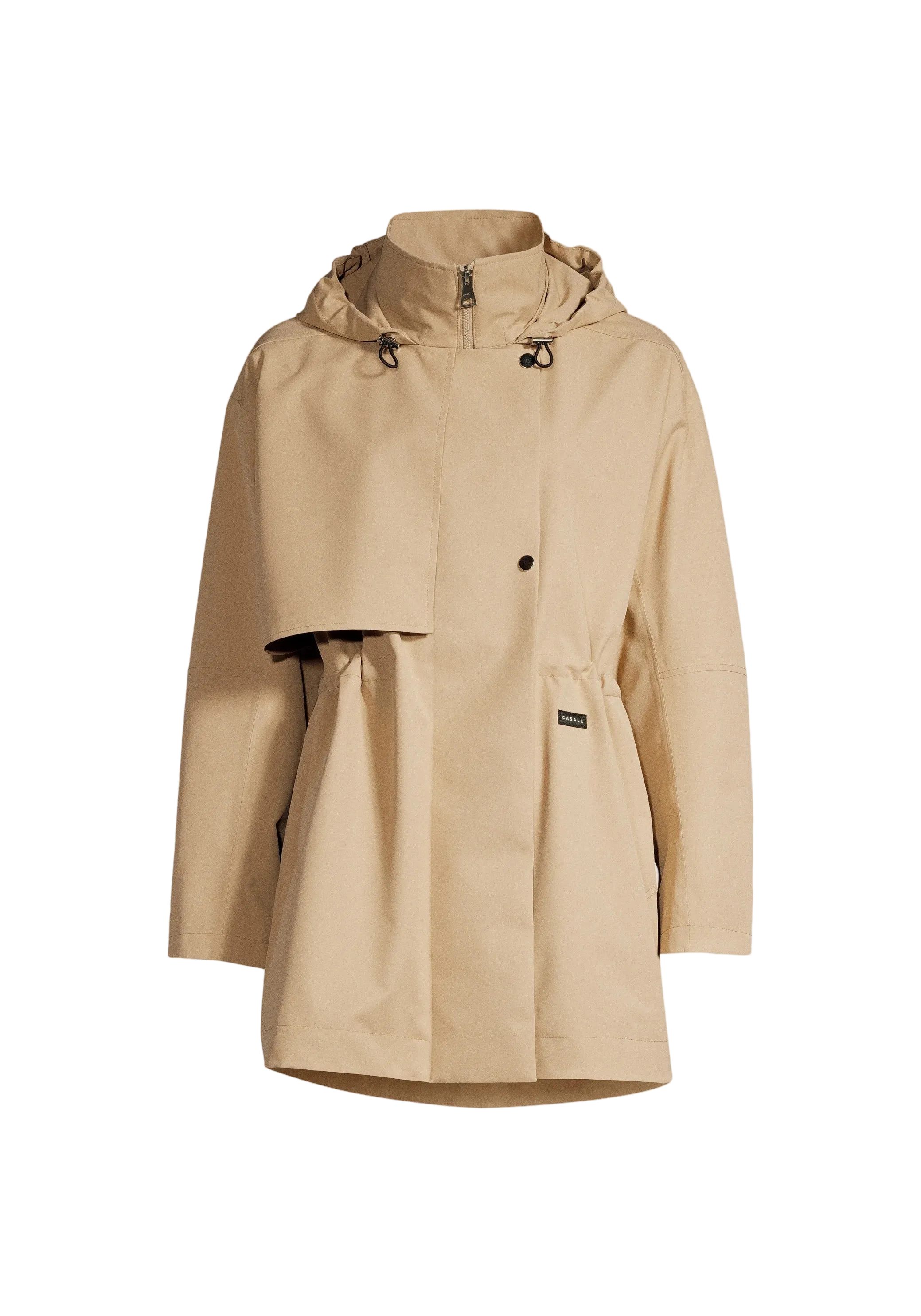 Scandi Trench Rain Coat - Sand Beige