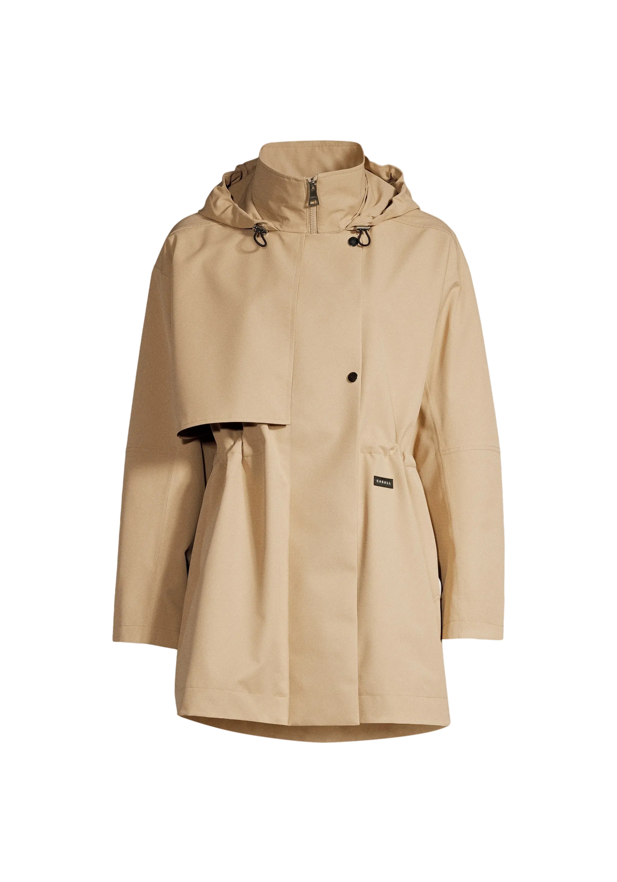 Scandi Trench Rain Coat - Sand Beige