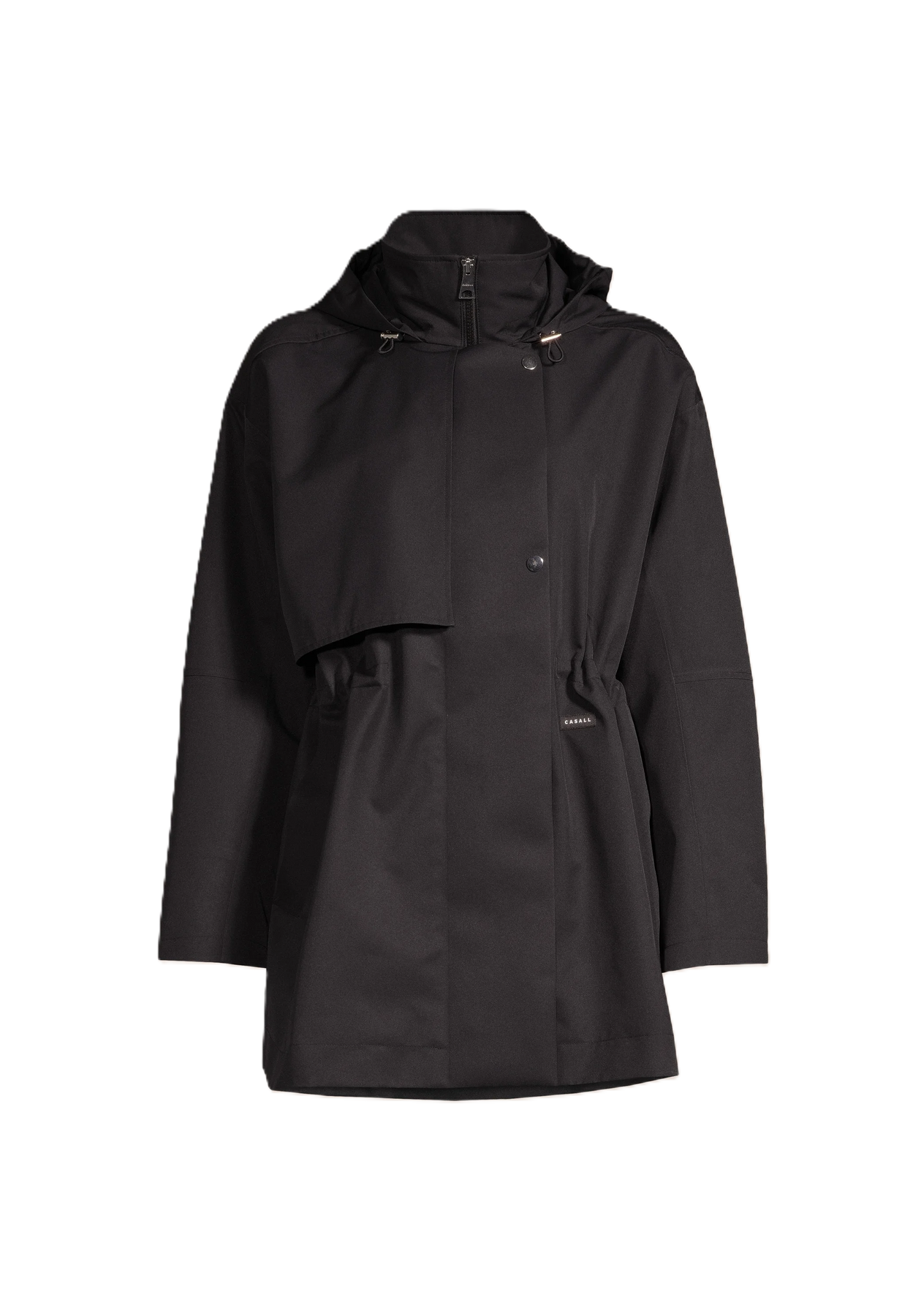 Scandi Trench Rain Coat - Black