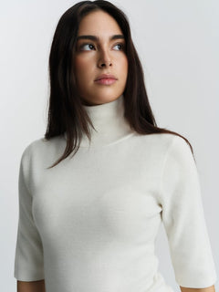 Melly Merino Tee - White