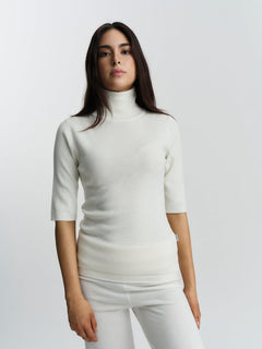 Melly Merino Tee - White