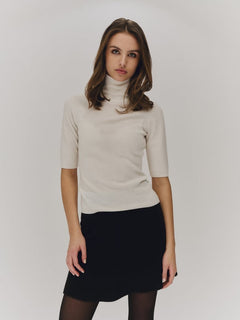 Melly Merino Tee - White