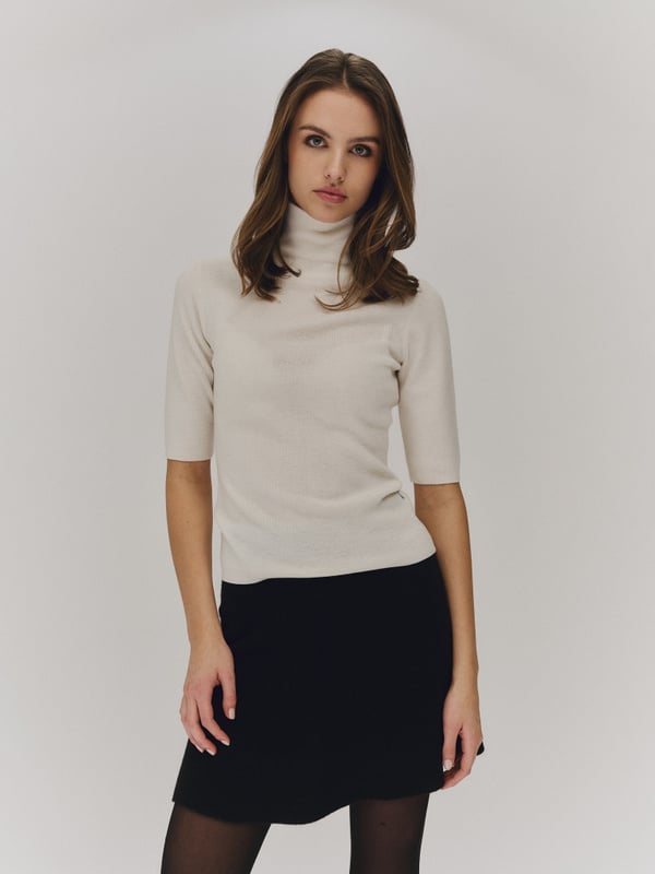 Melly Merino Tee - White