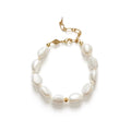 Big Stellar Pearly Bracelet - Gold