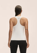 Essential Racerback Tank - White