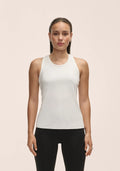 Essential Racerback Tank - White