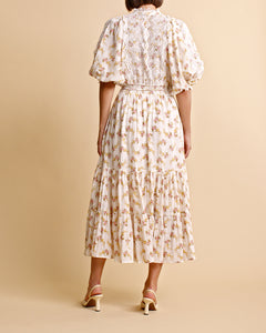 Cotton Slub Midi Dress - Vinyl Wallpaper