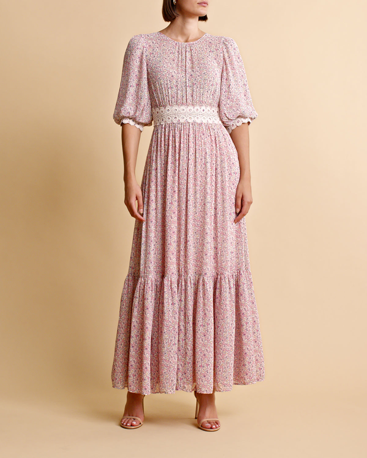 byTiMo - Kjoler - Georgette Lace Gown - Daisies - Villoid byTiMo - Kjoler - Georgette Lace Gown - Daisies - Villoid