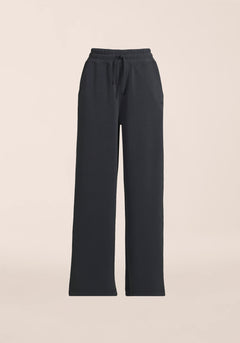 Peachy Straight Leg Jogger - Almost Black