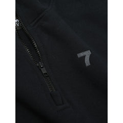Organic Panelled Sweatshirt - Black