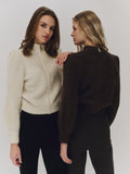 Venja Chunky Sweater - Dark Brown