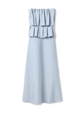 Sculpted Tube Dress - Dove Blue