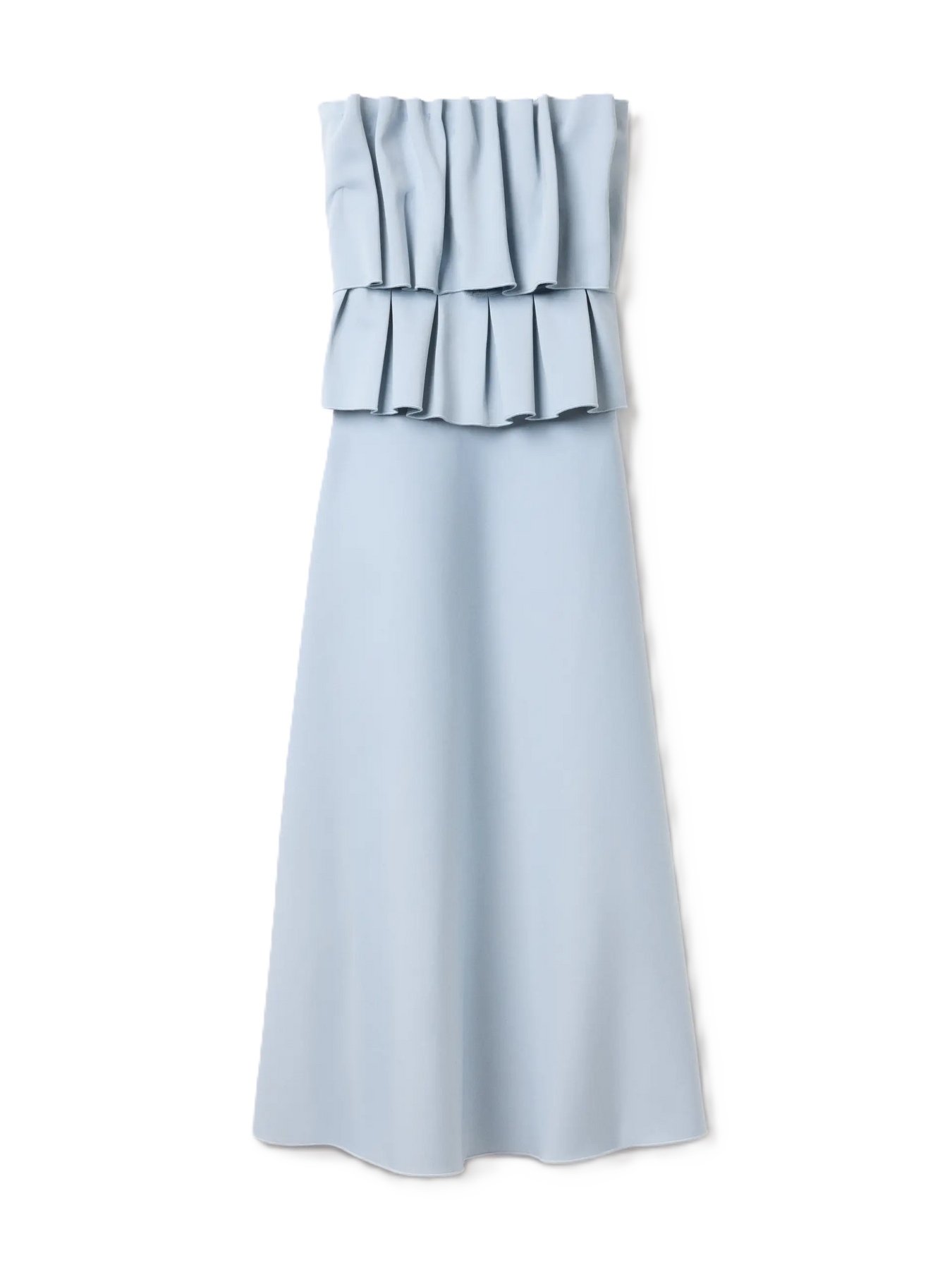Sculpted Tube Dress - Dove Blue