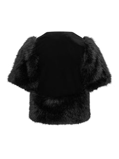Mone Velour Top - Black