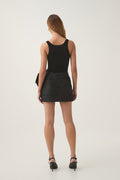 Potion Spiral Mini Skirt - Black