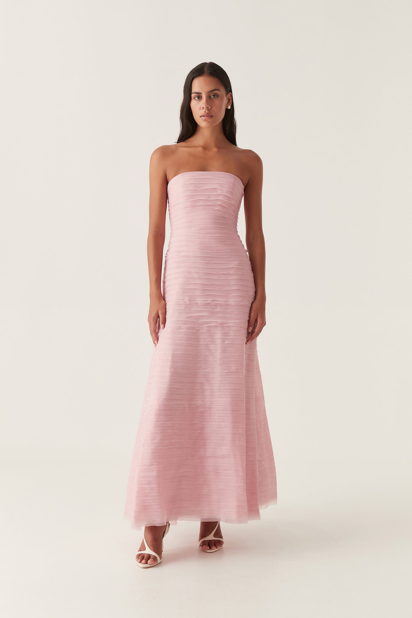 Soundscape Maxi Dress - Chalk Pink