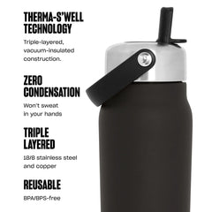 Explorer Flip Straw 700ml - Green Jasper