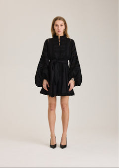 Lita Autumn Dress - Black
