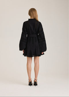 Lita Autumn Dress - Black