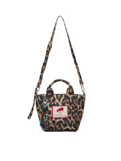 Leopa Canvas Gabby Bag - Black