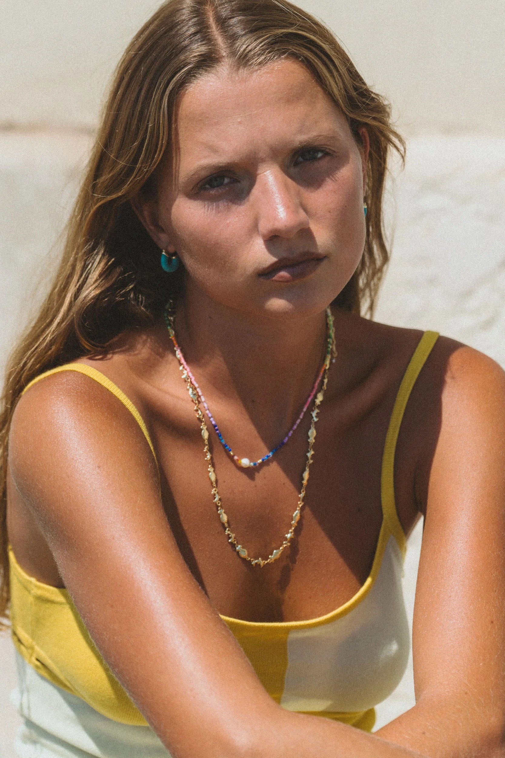 Petit Swell Hoop - Aqua