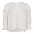 Gemmacc Embroidery Ss Shirt - White