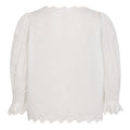 Gemmacc Embroidery Ss Shirt - White