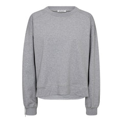 Studcc Fringe Sweat - Light Grey