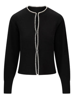 Mika Merino Cardigan - Black