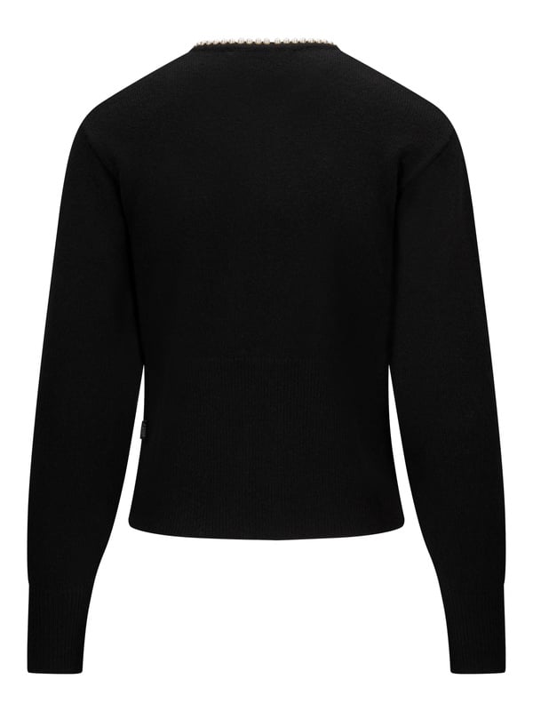 Mika Merino Cardigan - Black