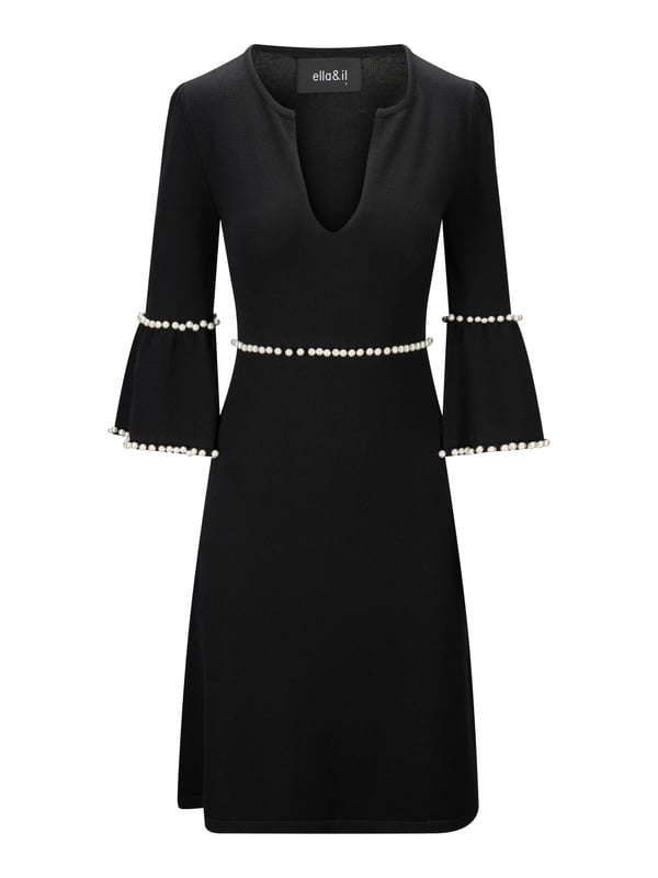 Anna Merino Dress - Black