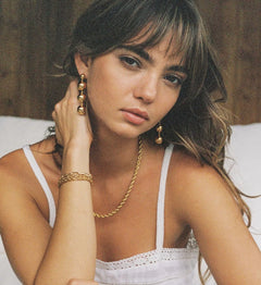 Hi Ho Gold Earrings - Gold