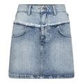 Bowiecc Block Skirt - Fade Denim