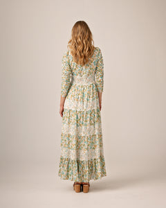 Cotton Slub Maxi Dress - Anemone Fields