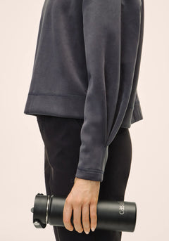 Peachy Crew Neck - Almost Black