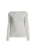 Sublime Boatneck Long Sleeve - Grey Melange