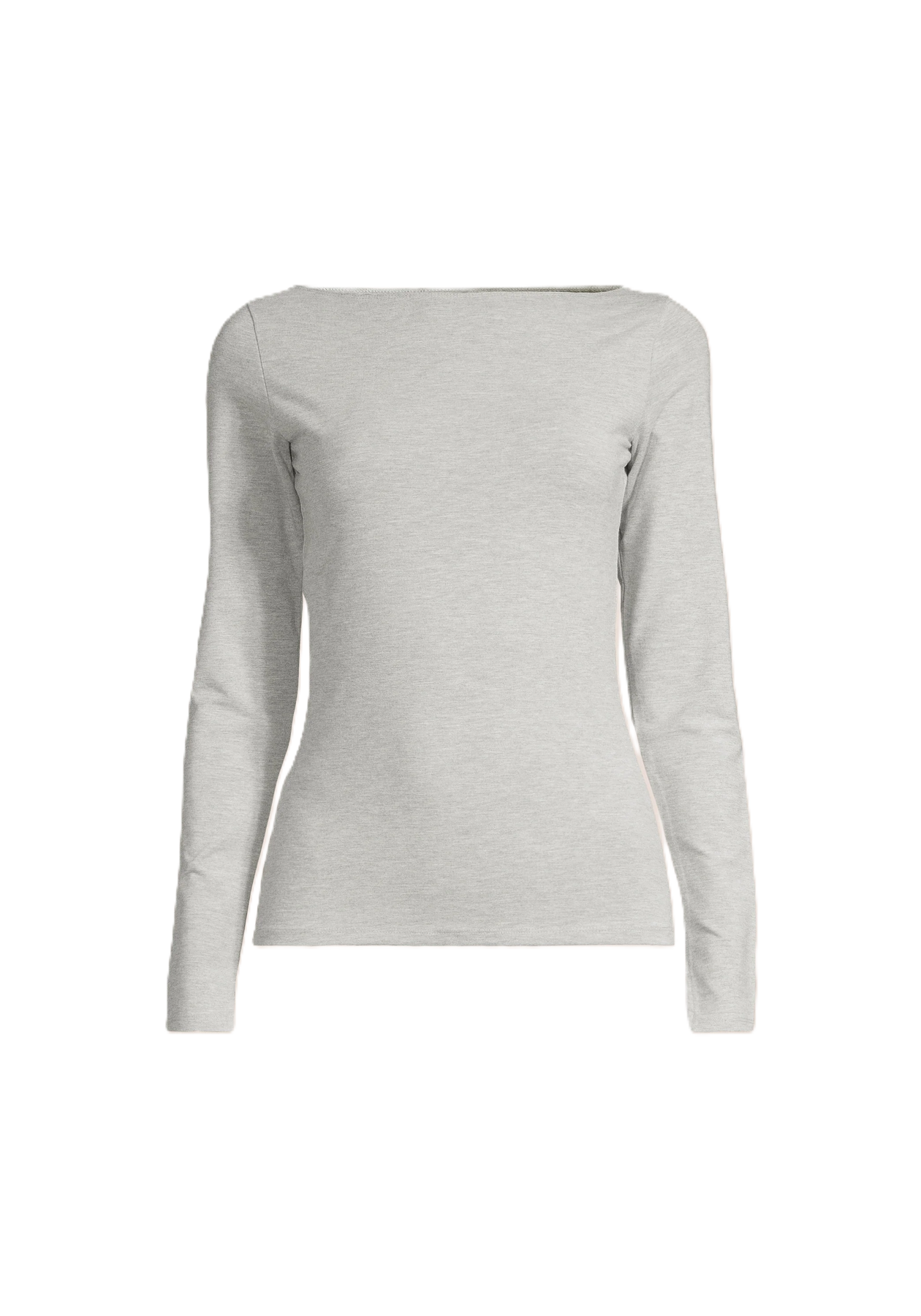 Sublime Boatneck Long Sleeve - Grey Melange
