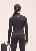 Soft Touch Zip Jacket - Black