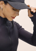 Soft Touch Zip Jacket - Black