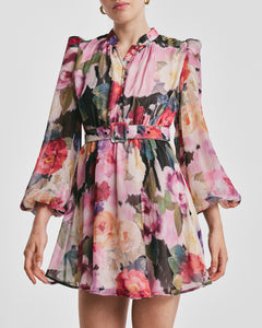 Organza Mini Dress - Winter Breeze