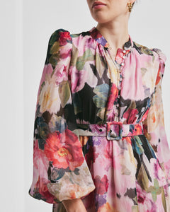 Organza Mini Dress - Winter Breeze