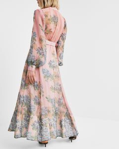 Organza Belt Dress - Blue Wallpaper