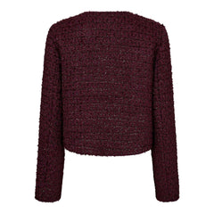 Peachcc Boucle Jacket - Plum