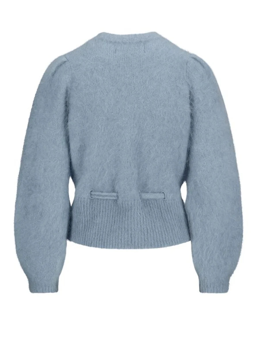 Malin Chunky Cardigan - Denim Blue